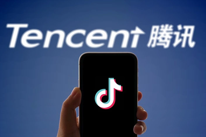 Tencent and Bytedance logos side by side, representing the strategic acquisition in the gaming industry.