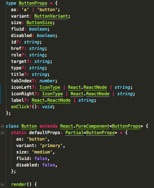 Developer writing TypeScript code on a computer screen