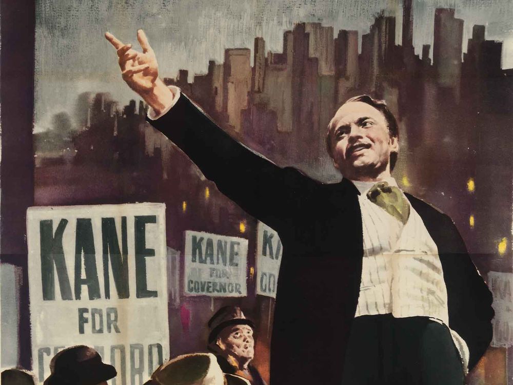 Citizen Kane: Iconic scene of Charles Foster Kane's mansion, Xanadu. 