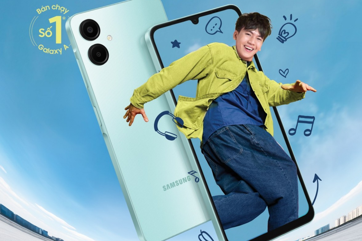 Desain dan Layar yang Elegan Samsung Galaxy A06
