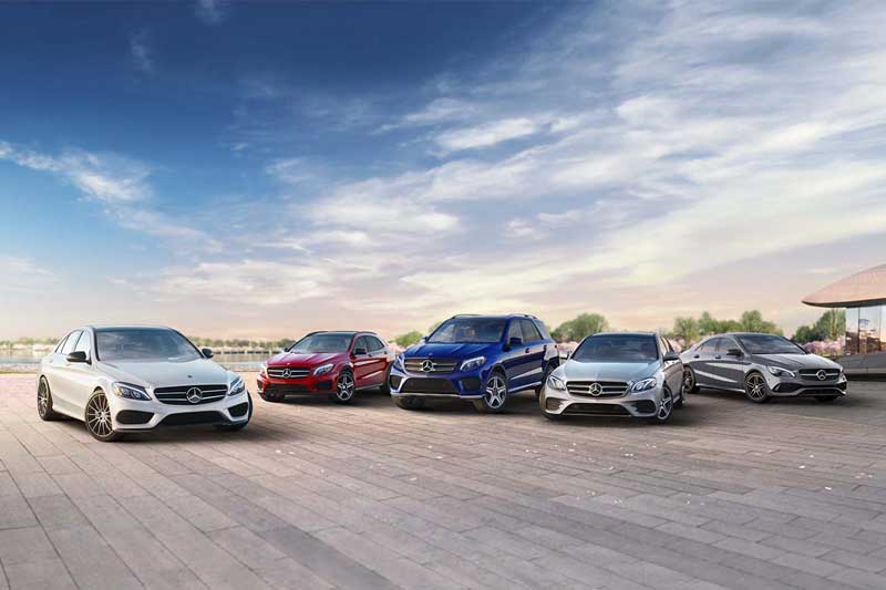 beberapa jenis mobil Mercedes-Benz indonesia