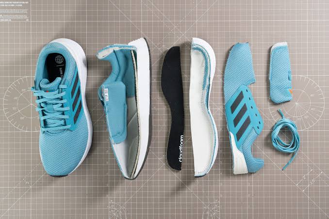 Adidas Galaxy 6, Sepatu Nyaman yang Tetap Modis 3 Material yang Mendukung Daya Tahan