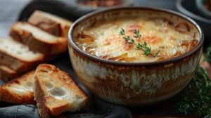 Soupe a loignon, Pesona Sup Bawang Prancis yang Menghangatkan Hati dengan Cita Rasa Elegan